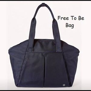Black Lululemon Free to Be bag
